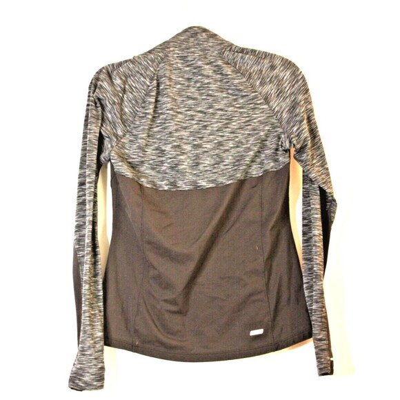 DANSKIN NOW Athletic Pullover Women Sz 8-10 Black 1/4 Zip - Picture 2 of 9